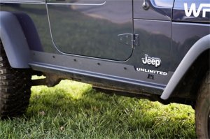 Jeep Wrangler Unlimited Body Guards - Rugged Ridge - Heavy Duty - Black - `04-`06 Jeep Wrangler Unlimited Body Guards - Rugged Ridge - Heavy Duty - Black - `04-`06